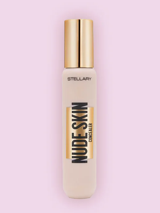 Stellary Консилер для лица кремовый Nude skin с витамином Е 02, бежевый, фото 7