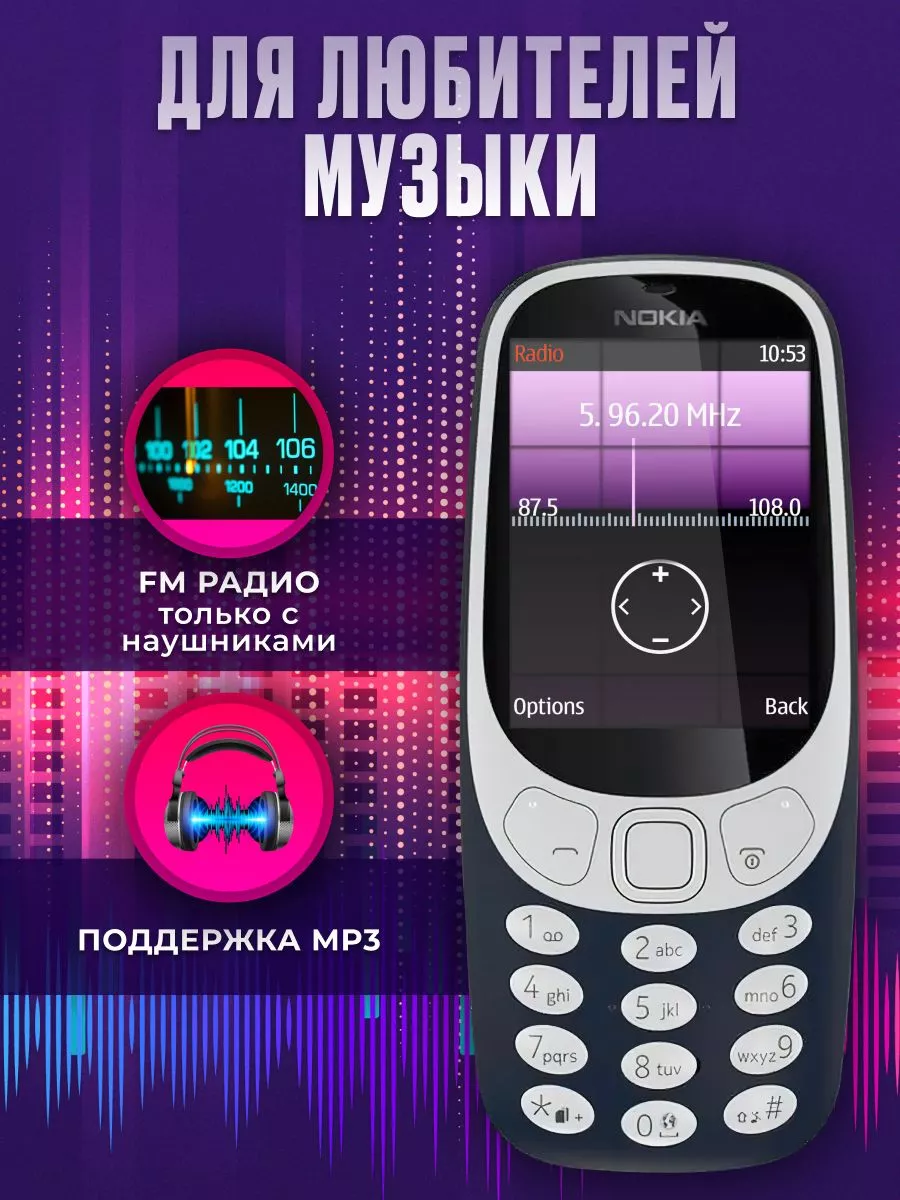 Сотовый телефон Nokia 3310 TopPlace 200851521 купить в интернет-магазине  Wildberries