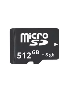 карта памяти для детского фотоаппарата micro sd 512gb + 8gb Карты памяти 200943019 купить за 644 ₽ в интернет-магазине Wildberries