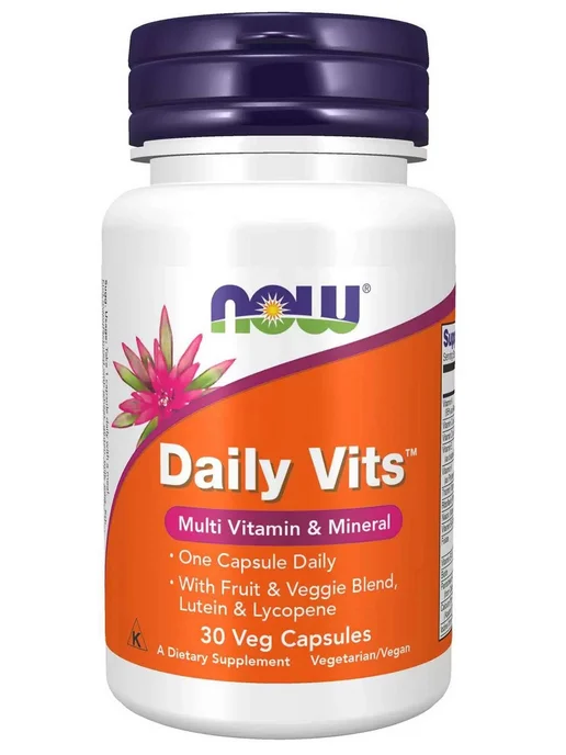 NOW Foods Daily Vits Multi vitamin & mineral мультивитамины и минералы, вариант, фото 4