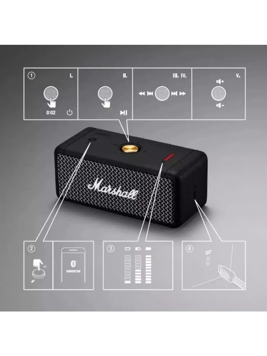 Колонка Marshall Emberton 2 Купить