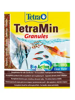 Корм TetraMin Granules для аквариумных рыб 15гр TETRA 201018698 купить за 288 ₽ в интернет-магазине Wildberries