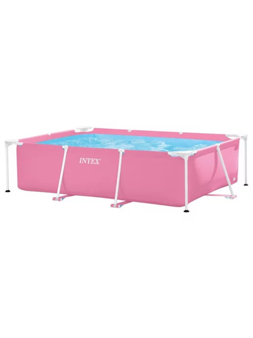 Intex Бассейн каркасный 220х150х60 см розовый, 220x150x60 см, фото 2