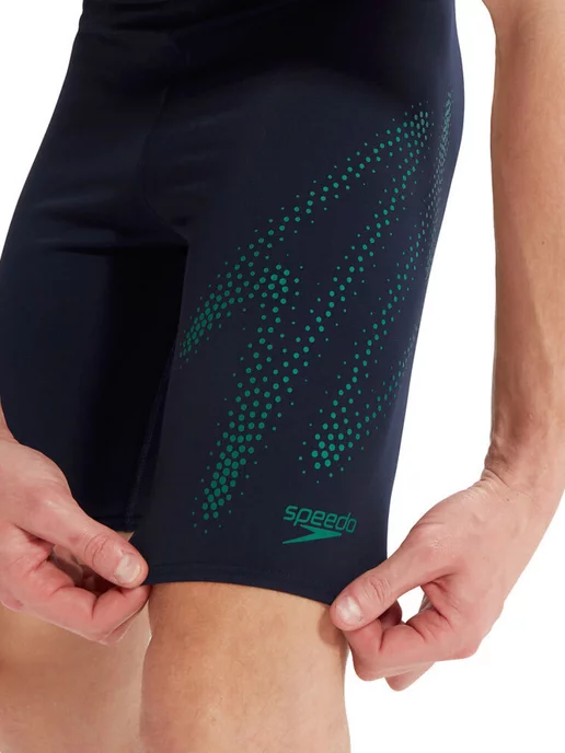 Speedo джаммеры мужские для плавания MENS HYPERBOOM JAMMER, синий, фото 5