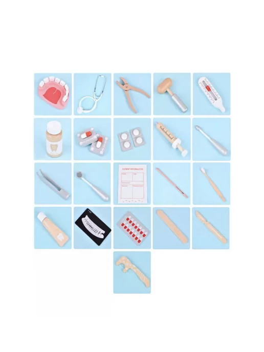 Aiziya_shop Игровой набор врача стоматолога, вариант, фото 3