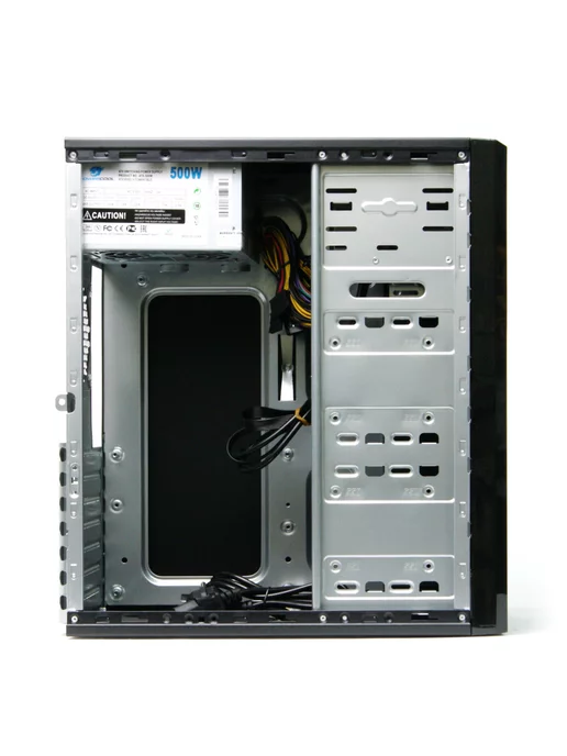 Zircon Корпус для ПК S1007BK-U3C-500W, черный, фото 6