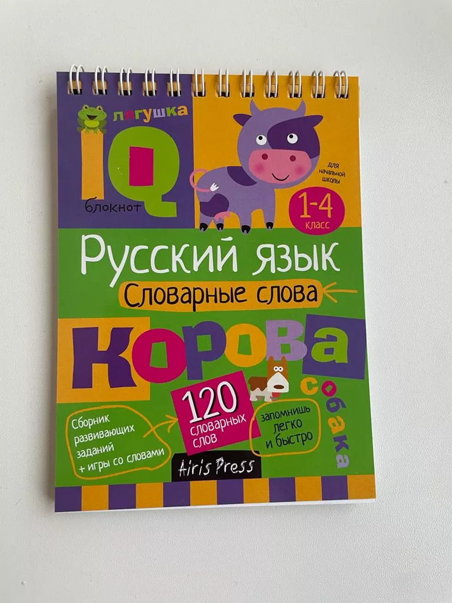 Умный блокнот + игры со словами Русский Язык словарные слова АЙРИС-пресс  201191567 купить за 276 ₽ в интернет-магазине Wildberries