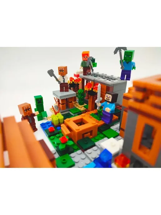 Cyber Toy Конструктор деревня жителей, коричневый, фото 8