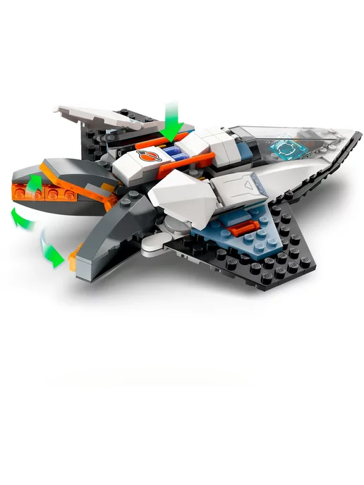 LEGO City Space Межзвездный космический корабль 60430, белый, фото 3