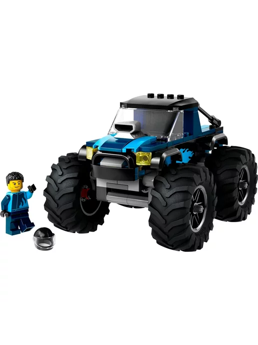 LEGO City Синий грузовик-монстр 60402, синий, фото 2