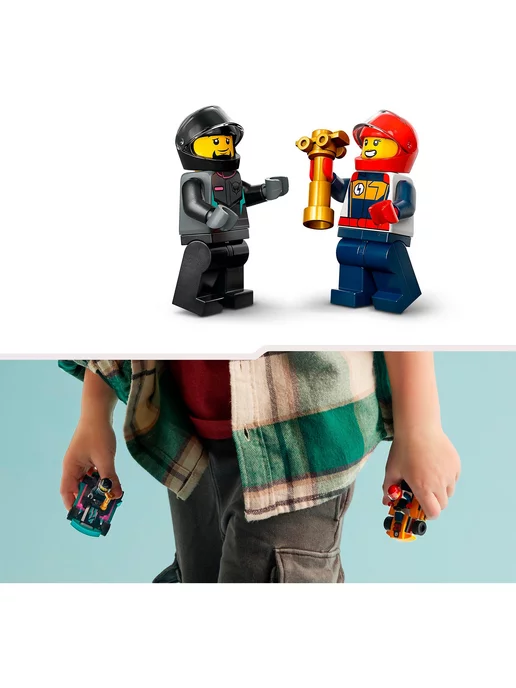 LEGO City Картинг и гонщики 60400, черный, фото 4