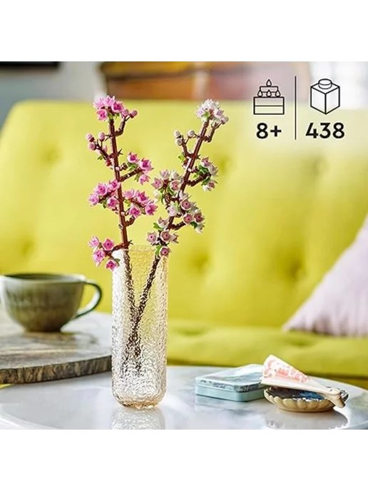 LEGO Конструктор Botanicals 40725 Цветущая вишня, розовый, фото 3