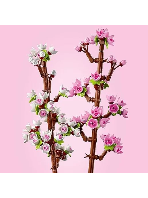 LEGO Конструктор Botanicals 40725 Цветущая вишня, розовый, фото 4