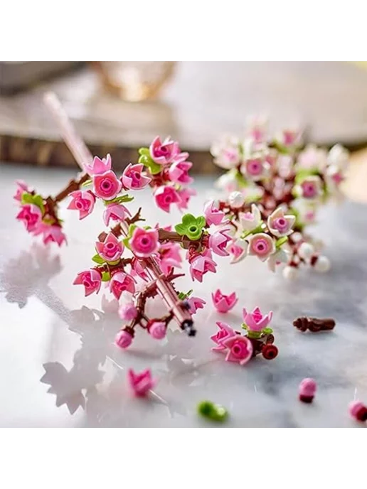 LEGO Конструктор Botanicals 40725 Цветущая вишня, розовый, фото 5