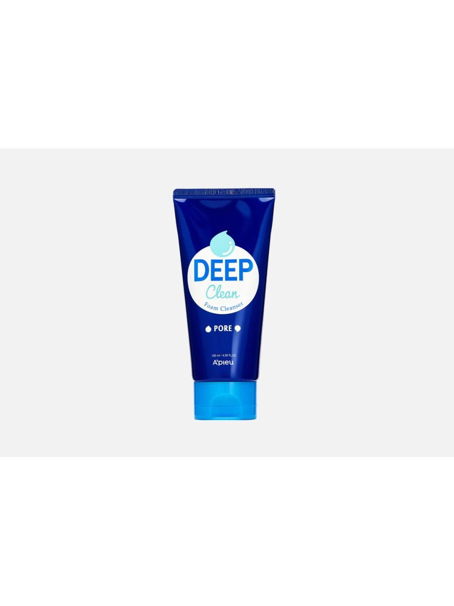 Пенка для умывания deep. A'PIEU Deep clean Foam Cleanser (130 ml). Пенка для умывания `a`PIEU` `Deep clean` 130 мл. A'PIEU Deep clean Foam Cleanser Pore, 130ml. A'PIEU пенка для лица (для глубокого очищения) a'PIEU Deep clean Foam Cleanser_Pore 130мл.