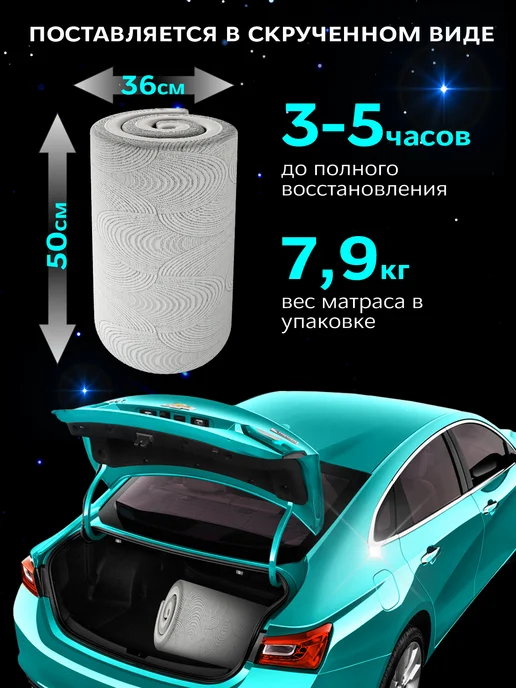 AMI Матрас 80х200 беспружинный на кровать односпальный, 80x200, фото 6