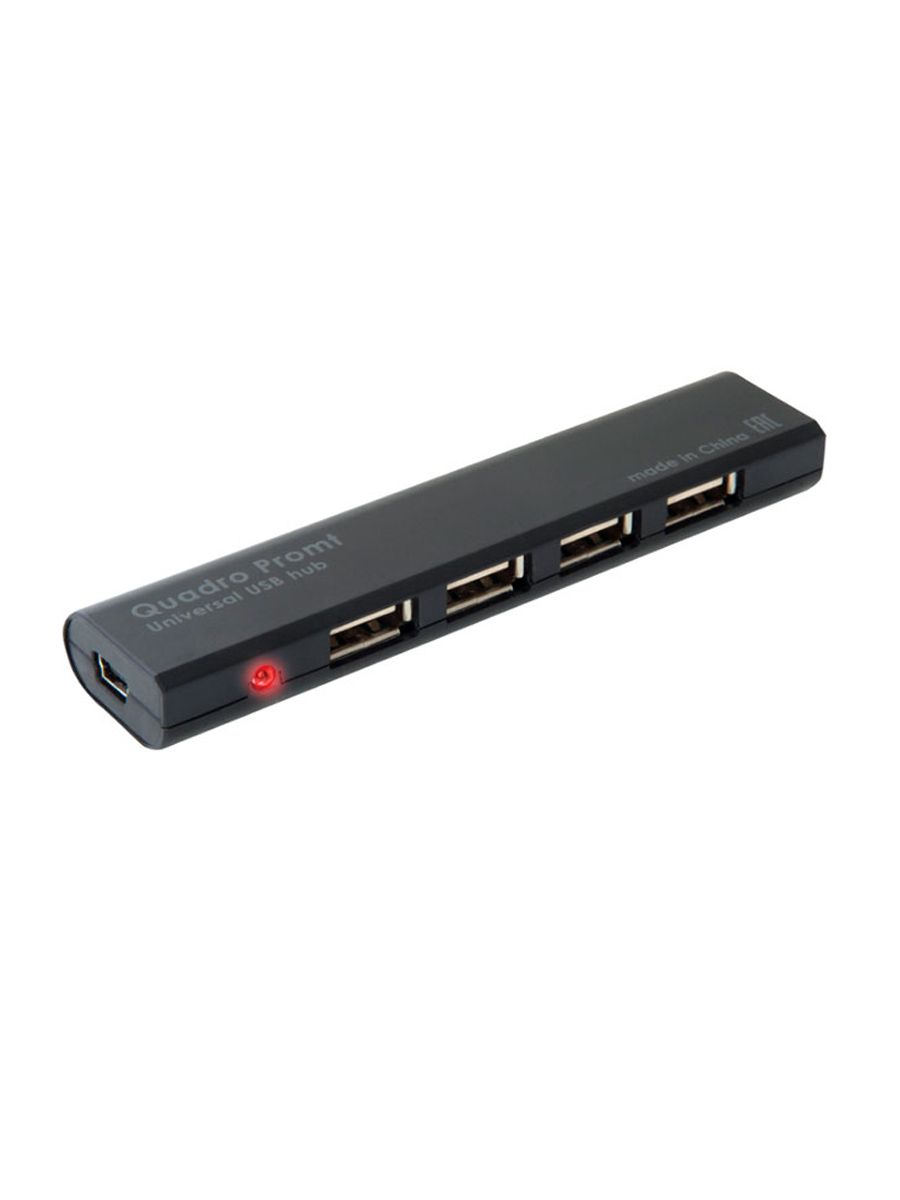 USB-хаб Defender Quadro PROMT, USB 2.0, 4 порта. Разветвитель USB 2.0 Defender Quadro PROMT. USB Hub Defender 83200. USB-концентратор Defender Quadro PROMT (83200), разъемов: 4. Defender usb quadro
