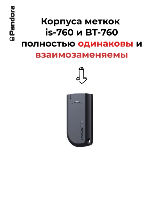Pandora car alarm system Корпус брелка метки is-760, вариант, фото 2