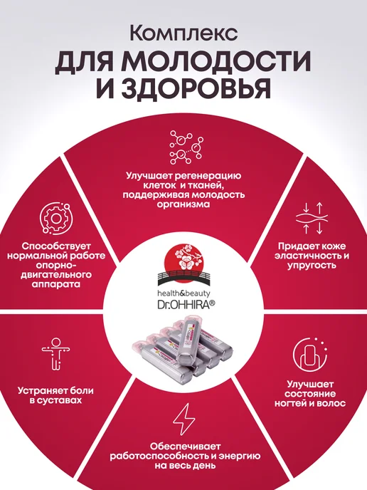 Dr. Ohhira Коллаген питьевой жидкий ОМ-Х плюс, вариант, фото 3