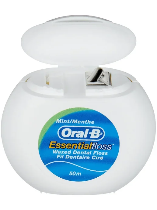 Oral-B Зубная нить вощеная мятная 50 м, вариант, фото 7