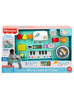Музыкальный детский стол Fisher-Price Mix & Learn DJ Table