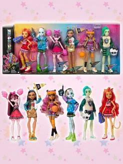 Куклы Монстер Хай 6 шт коллекционные Monster High 201462433 купить за 27 217 ₽ в интернет-магазине Wildberries