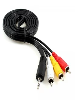 Кабель 3.5 Jack - 3RCA аудио-видео 2 м Telecom 201471826 купить за 229 ₽ в интернет‑магазине Wildberries