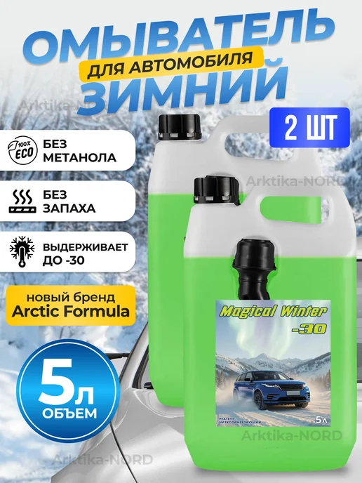 Arktika-NORD Незамерзайка омывайка для автомобиля -30 набор 2 штуки, 2 шт