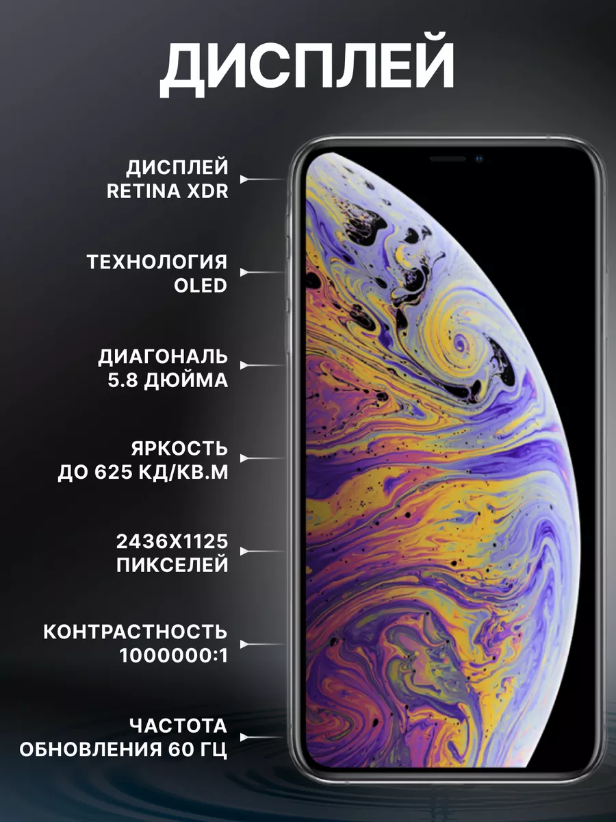 Смартфон Apple iPhone XS 64 ГБ Apple 201491398 купить за 21 309 ? в  интернет-магазине Wildberries