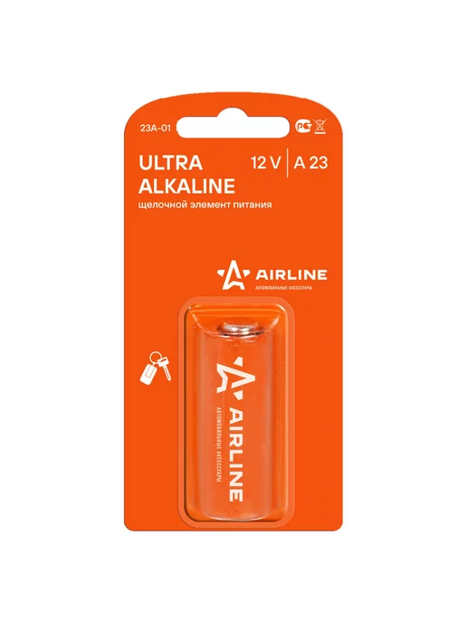 AIRLINE Батарейка алкалиновая Ultra Alkaline A23 12V упако, вариант, фото 2
