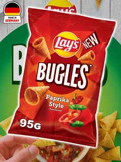 Кукурузные Чипсы Bugles лейс Паприка рожок Lay