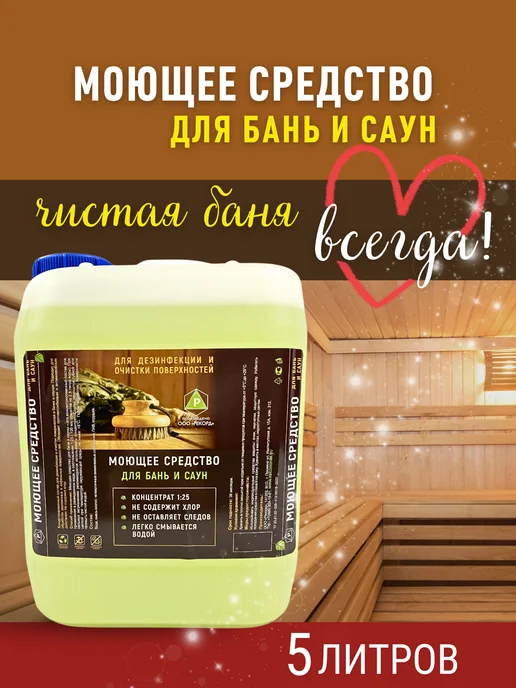 РЕКОРД Средство для бани моющее 5 литров, вариант, фото 3