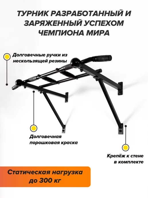 Absolute Champion Турник настенный для спорта тренажер спортивный инвентарь, вариант, фото 2