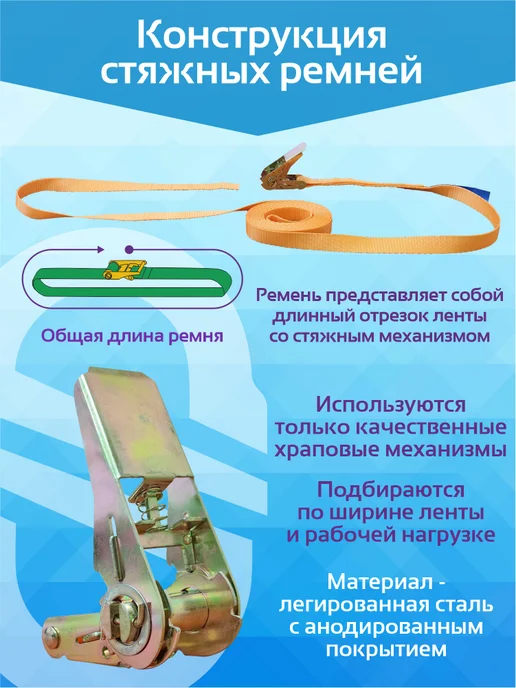 САМСОН ООО Крепежный ремень кольцевой 800-6,0(25мм), оранжевый, фото 3