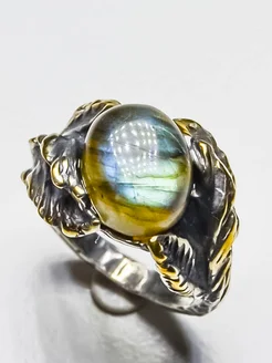 Серебряное кольцо с лабрадором NARIMAN JEWELLERY 201877993 купить за 2 201 ₽ в интернет‑магазине Wildberries