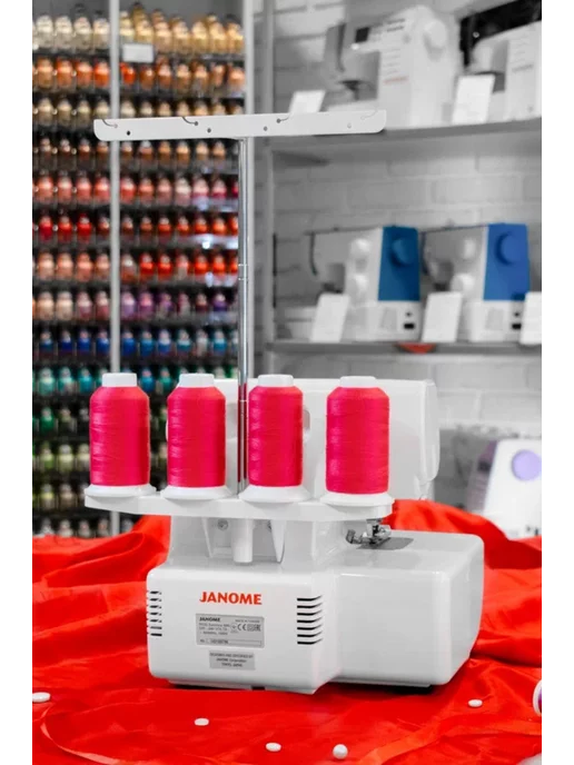 janome Оверлок швейный для дома под все ткани 2 года гарантия, вариант, фото 3