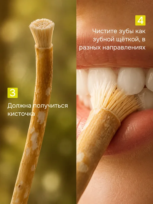 Сивак (Мисвак) в футляре натуральный, желтый, фото 5