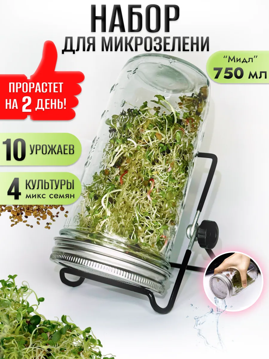 Микрозелень набор для выращивания