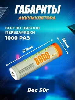 Батарейки 18650 для электроники 2шт NutritionMag 202092494 купить за 786 ₽ в интернет-магазине Wildberries