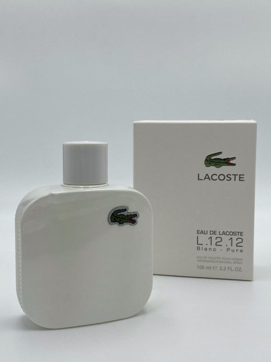 Лакост мужские оригинал цена. Lacoste Blanc Pure l.12.12. Lacoste Blanc Pure l.12.12 50ml. Lacoste l.12.12 Blanc Pure, 100 мл. Lacoste - l.12.12 Blanc 100.