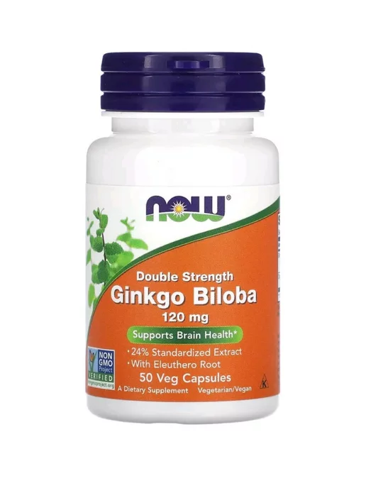 now foods Ginkgo biloba, Гинкго Билоба 120 мг