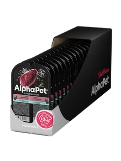 Корм для кошек влажный AlphaPet WOW утка 15 шт AlphaPet 202245585 купить за 1 389 ₽ в интернет-магазине Wildberries
