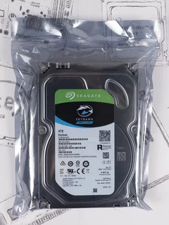 3.5" жесткий диск Seagate SkyHawk 4Tb ST4000VX007 Seagate 202249512 купить за 8 403 ₽ в интернет-магазине Wildberries