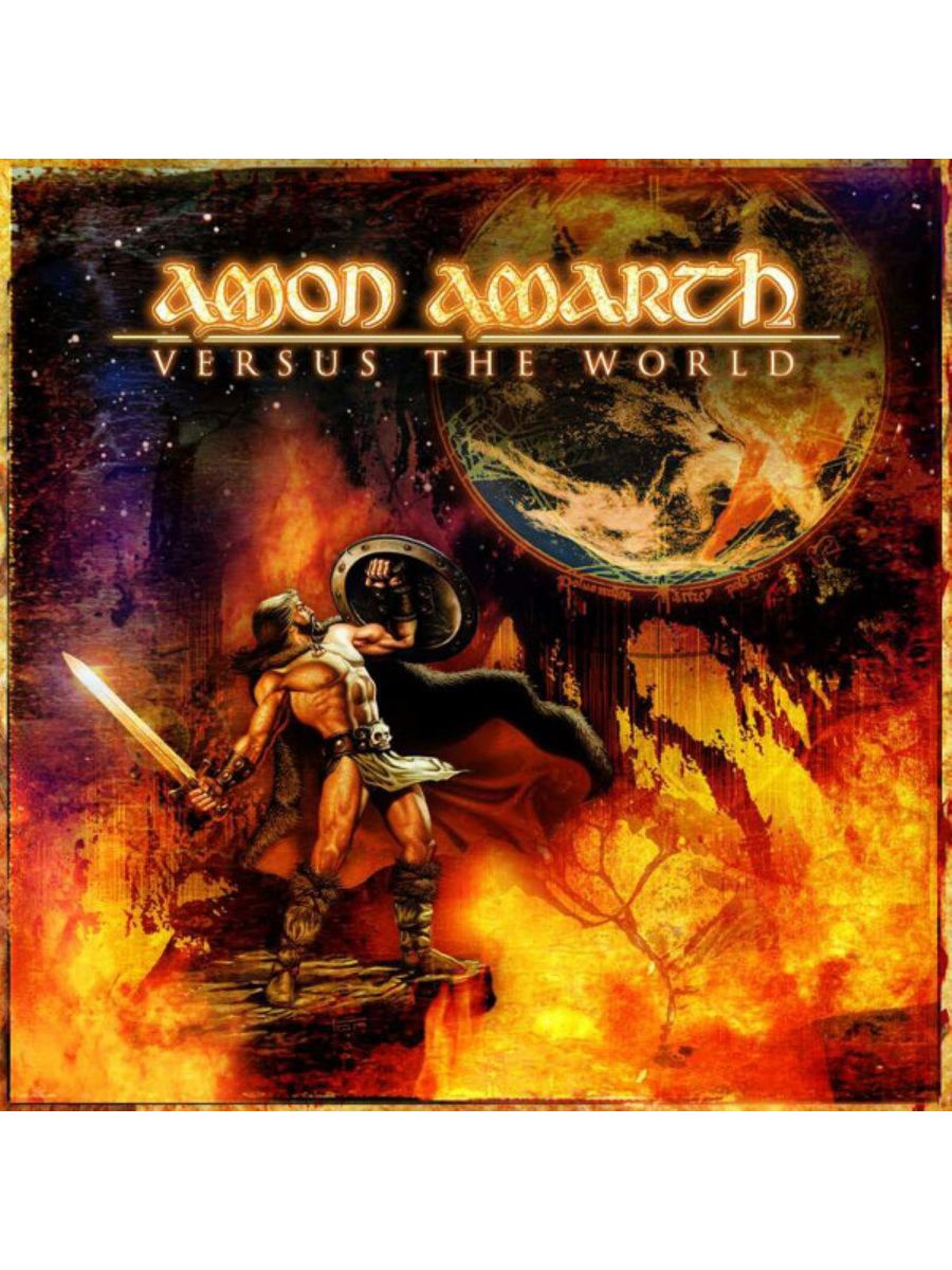 Amon amarth альбомы. Amon Amarth versus the World. Amon Amarth обложки альбомов.