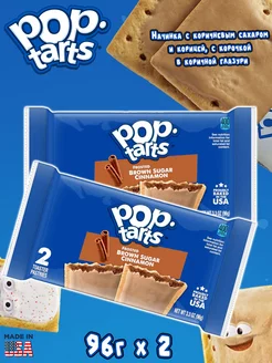 Печенье Pop Tarts Поптартс корица пирожное с глазурью Kellogg