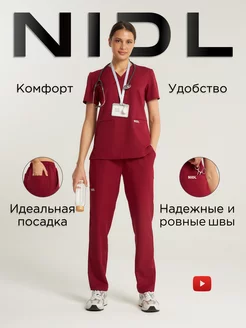 Медицинский костюм NIDL 202450225 купить за 3 738 ₽ в интернет-магазине Wildberries