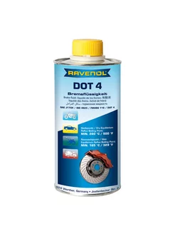 Тормозная жидкость DOT 4 0,5 л RAVENOL 202545987 купить за 1 653 ₽ в интернет-магазине Wildberries