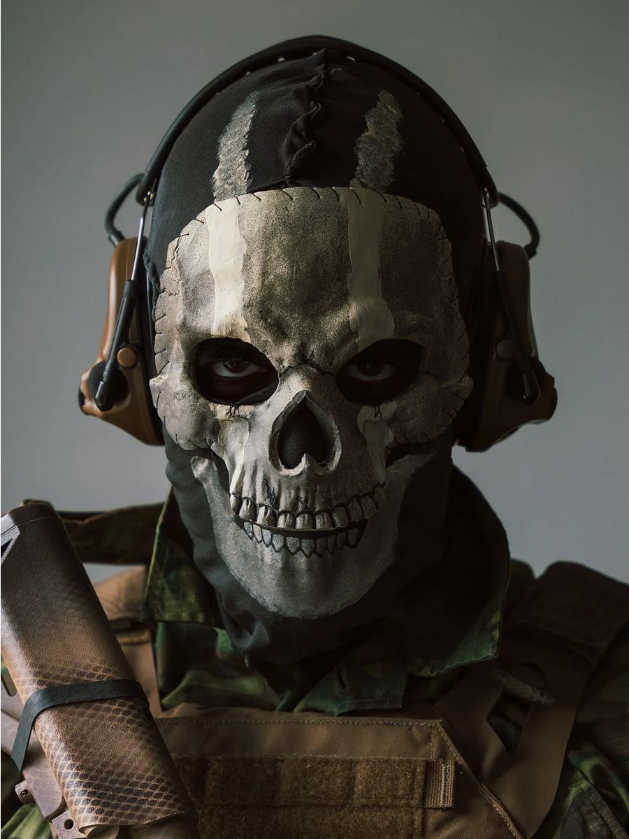 Купить маску гоуста. Маска Ghost из Call of Duty. Маска Гоуста 2022. Гоуст маска MW 2022. Ghost Call of Duty Modern Warfare 2.