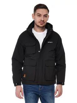 Куртка демисезонная с капюшоном Carhartt 202627353 купить за 2 518 ₽ в интернет-магазине Wildberries