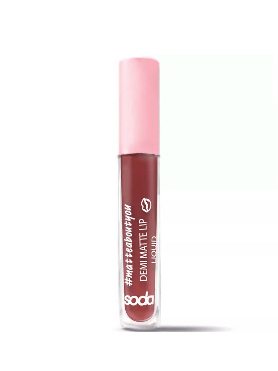 Пинк 7. Помада Soda тон 007 Pinky Promise. Soda Demi Matte Lip Liquid. Сода матовая помада 001. Soda Lipstick #talkofthetown помада для губ.